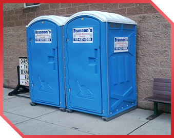 Blue Portable Toilets